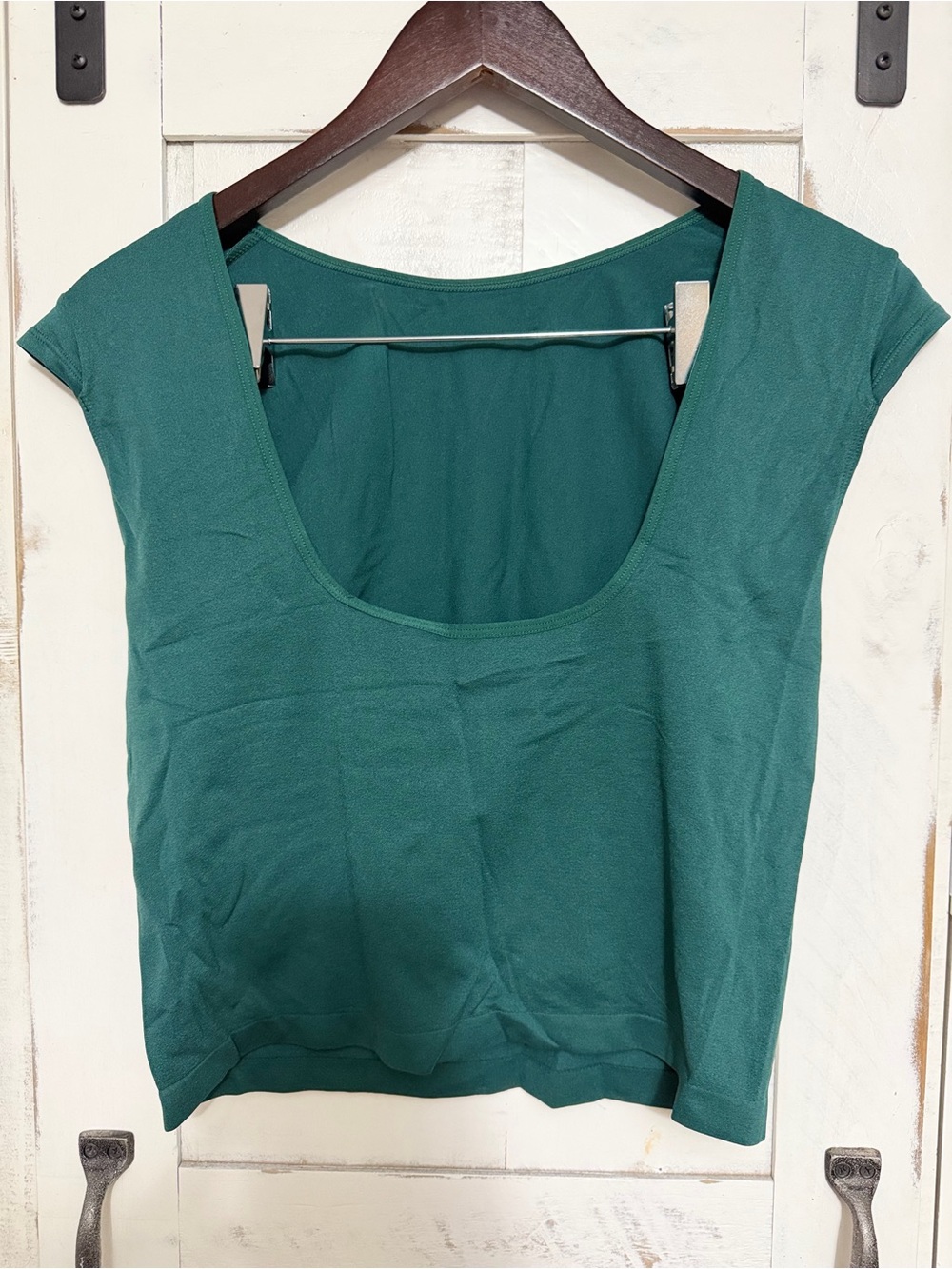 wild fable Scoop Neck Cap Sleeve Tank - Teal